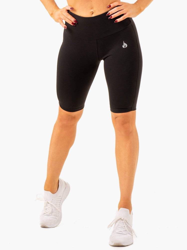 Szorty Damskie Ryderwear Women Shorts Action Bike Czarne | PL2031YU