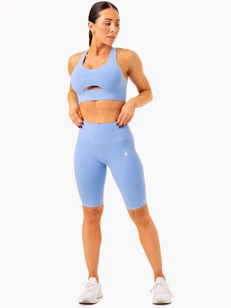 Szorty Damskie Ryderwear Women Shorts Action Bike Niebieskie | PL2064DN