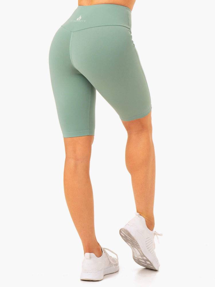 Szorty Damskie Ryderwear Women Shorts Action Bike Oliwkowe | PL2068JJ