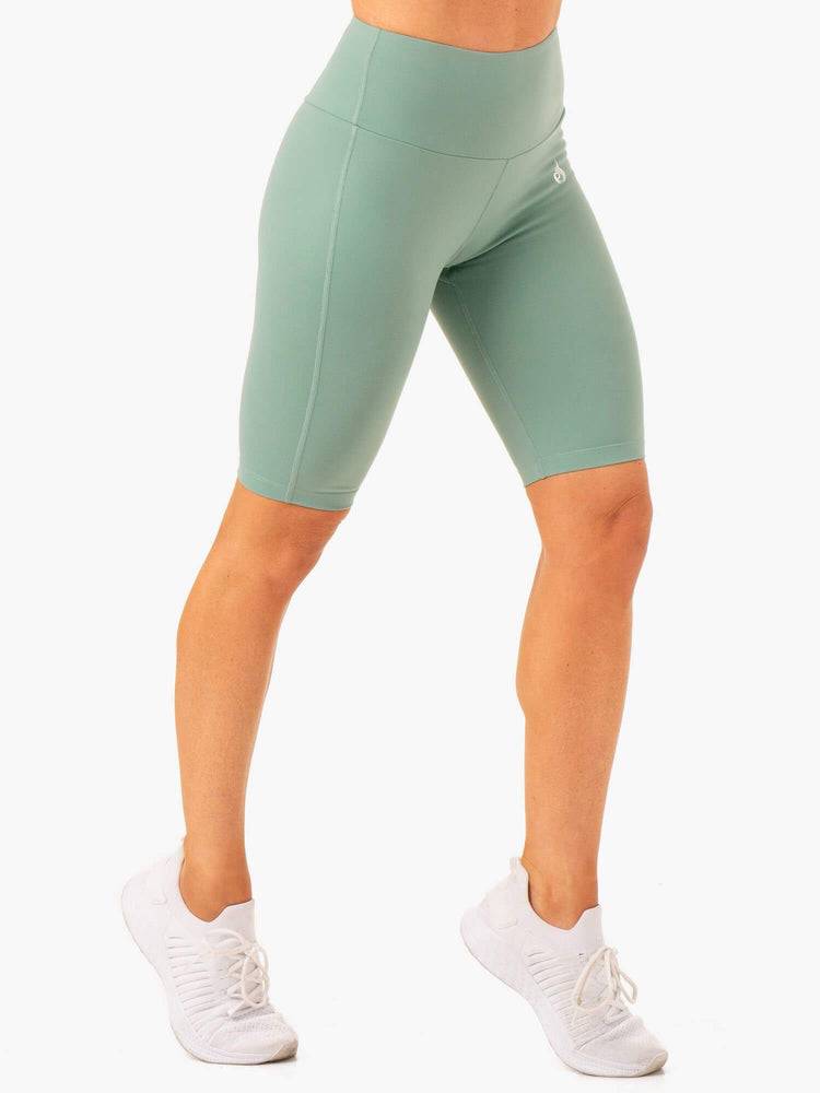 Szorty Damskie Ryderwear Women Shorts Action Bike Oliwkowe | PL2068JJ