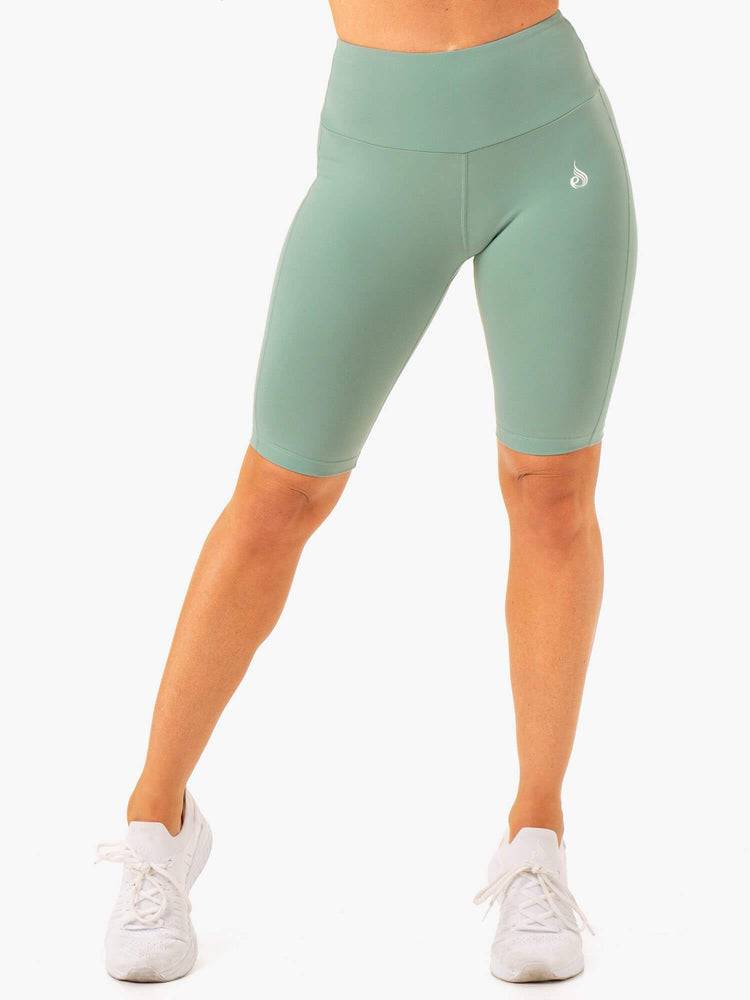 Szorty Damskie Ryderwear Women Shorts Action Bike Oliwkowe | PL2068JJ