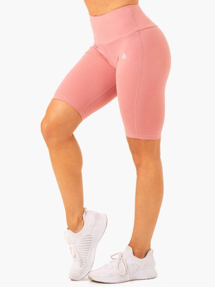 Szorty Damskie Ryderwear Women Shorts Action Bike Różowe | PL2076NB