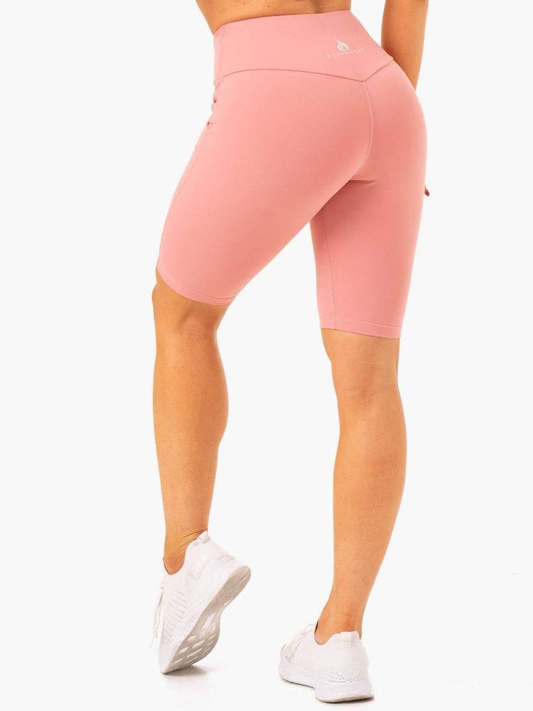 Szorty Damskie Ryderwear Women Shorts Action Bike Różowe | PL2076NB