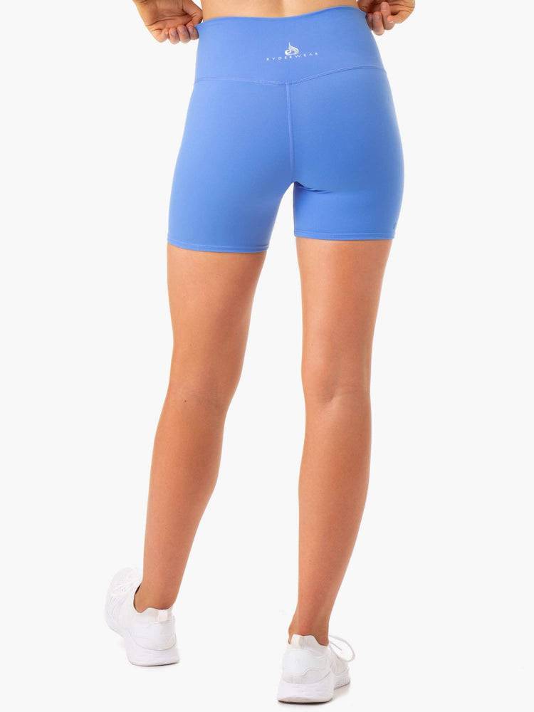 Szorty Damskie Ryderwear Women Shorts Amazon High Waisted Niebieskie | PL2147KI