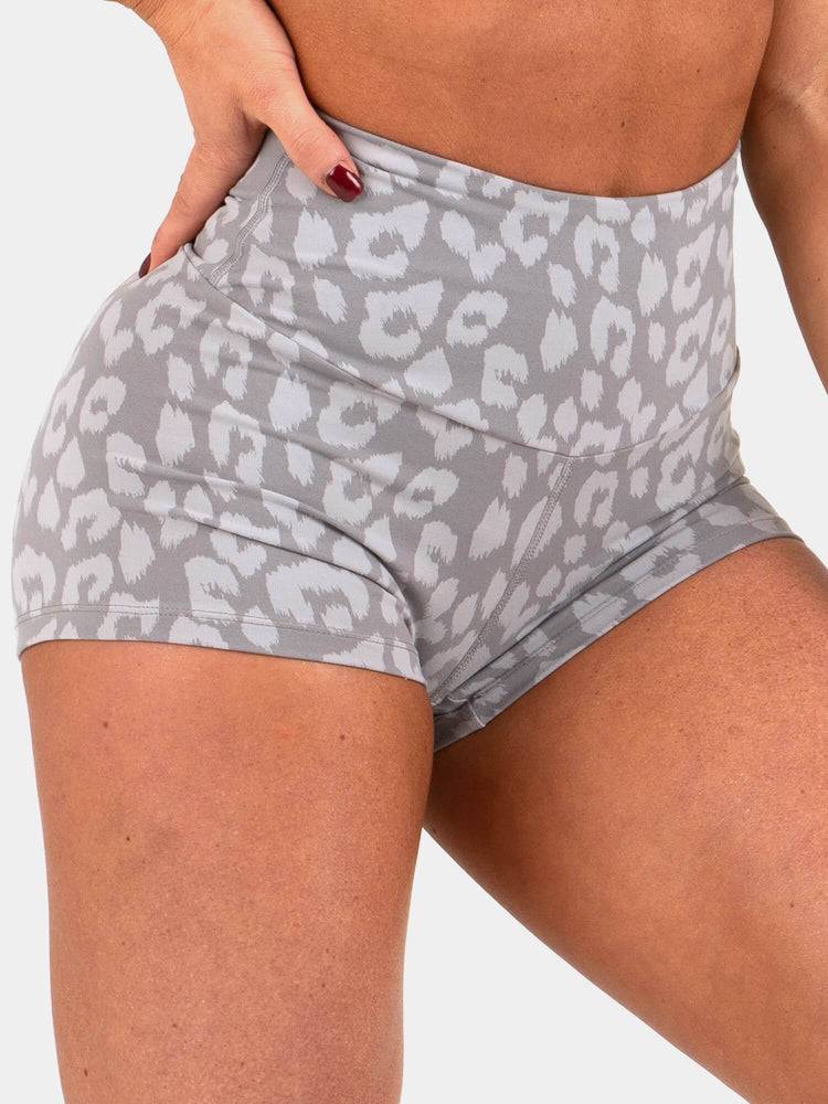 Szorty Damskie Ryderwear Women Shorts Animal Scrunch Bum Panterka Szare | PL2138OR