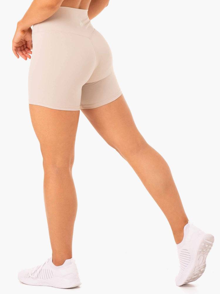 Szorty Damskie Ryderwear Women Shorts Base High Waisted Głęboka Brązowe | PL2124XF