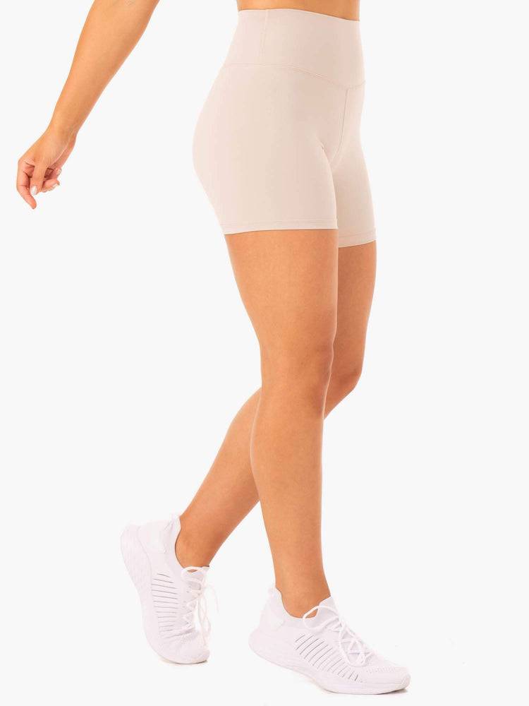 Szorty Damskie Ryderwear Women Shorts Base High Waisted Głęboka Brązowe | PL2124XF