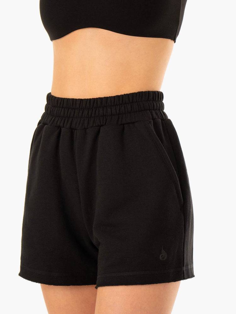 Szorty Damskie Ryderwear Women Shorts Elevate Track Czarne | PL1993ZG