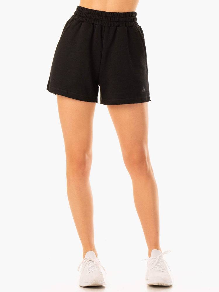 Szorty Damskie Ryderwear Women Shorts Elevate Track Czarne | PL1993ZG