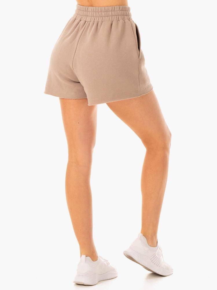 Szorty Damskie Ryderwear Women Shorts Elevate Track Głęboka Brązowe | PL1999MA