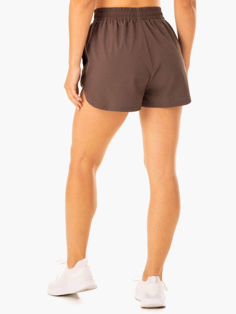 Szorty Damskie Ryderwear Women Shorts Element Treningowe Czekolada | PL2053WY