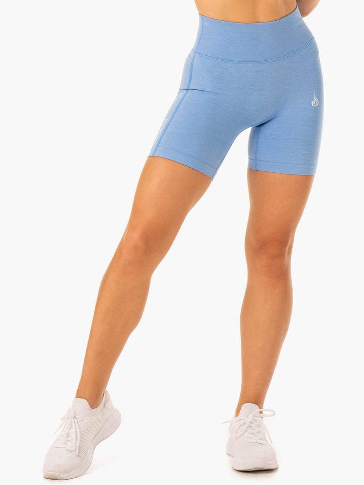 Szorty Damskie Ryderwear Women Shorts Enhance Scrunch Bum Seamless Niebieskie | PL2193SO