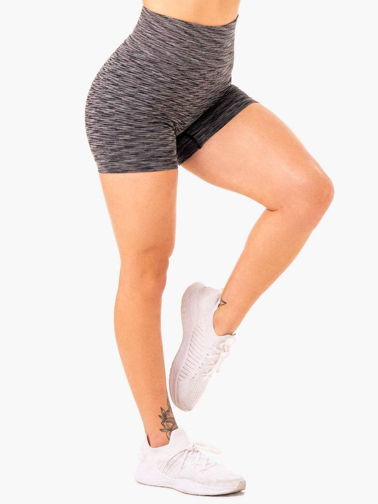 Szorty Damskie Ryderwear Women Shorts Evolve Seamless High Waisted Czarne | PL2200LH