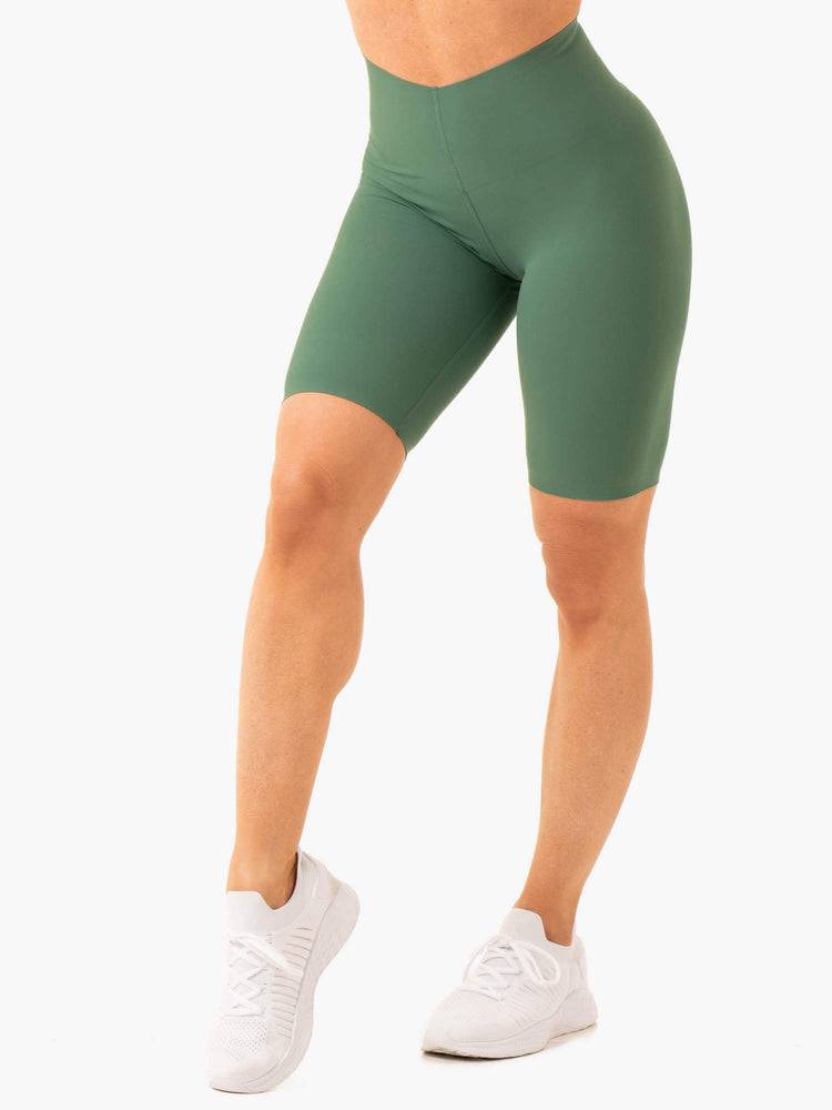 Szorty Damskie Ryderwear Women Shorts Extend Compression Bike Ciemny Zielone | PL2090DN