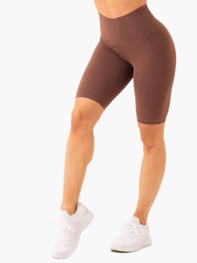 Szorty Damskie Ryderwear Women Shorts Extend Compression Bike Czekolada | PL2093HK