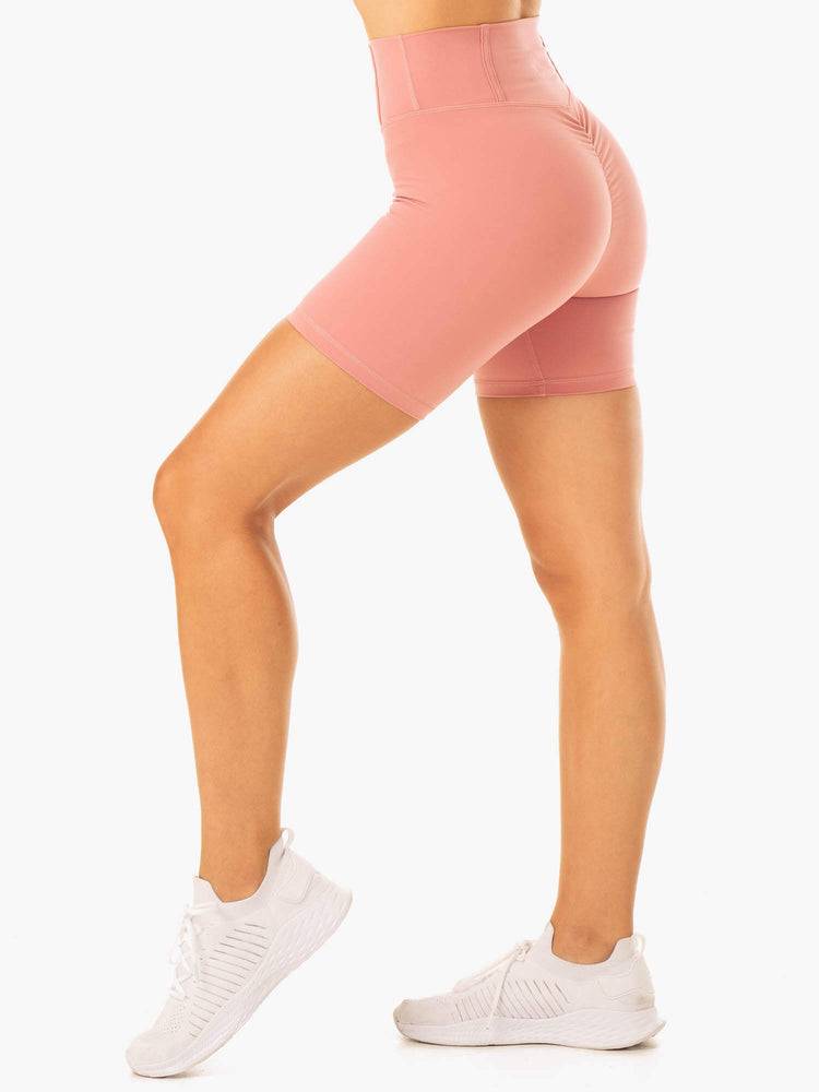 Szorty Damskie Ryderwear Women Shorts Form Scrunch Bum Różowe | PL2048VD