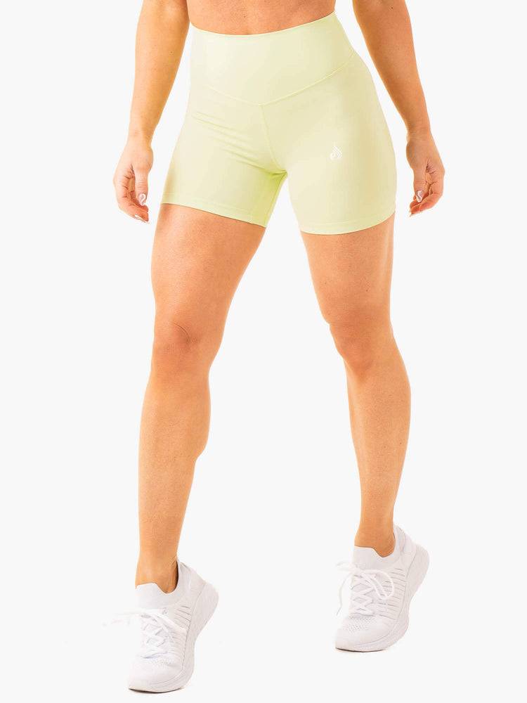 Szorty Damskie Ryderwear Women Shorts Frequency High Waisted Mięta | PL2079WY