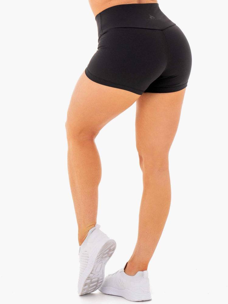 Szorty Damskie Ryderwear Women Shorts Motion High Waisted Czarne | PL1944VD