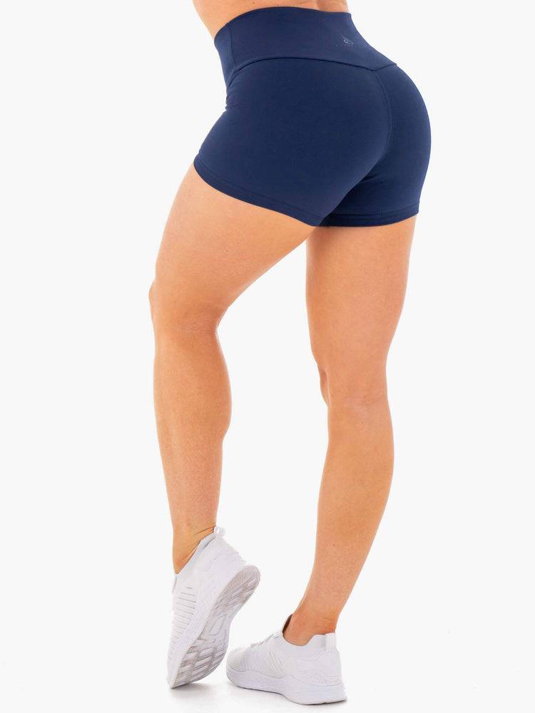 Szorty Damskie Ryderwear Women Shorts Motion High Waisted Granatowe | PL2201ZG