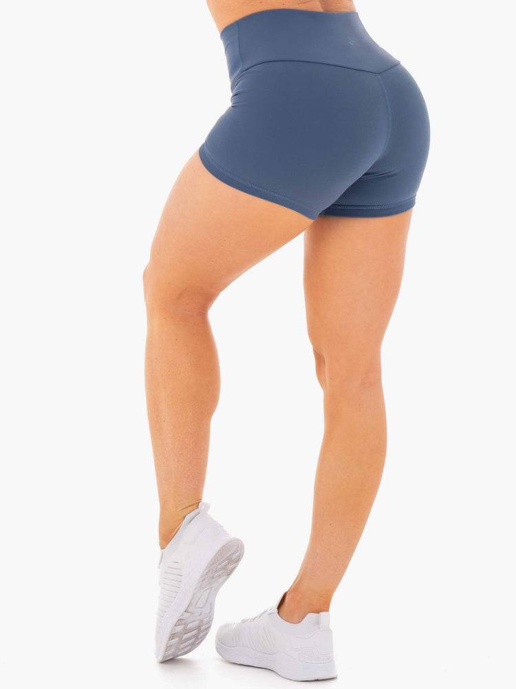 Szorty Damskie Ryderwear Women Shorts Motion High Waisted Szare Niebieskie | PL2202XF