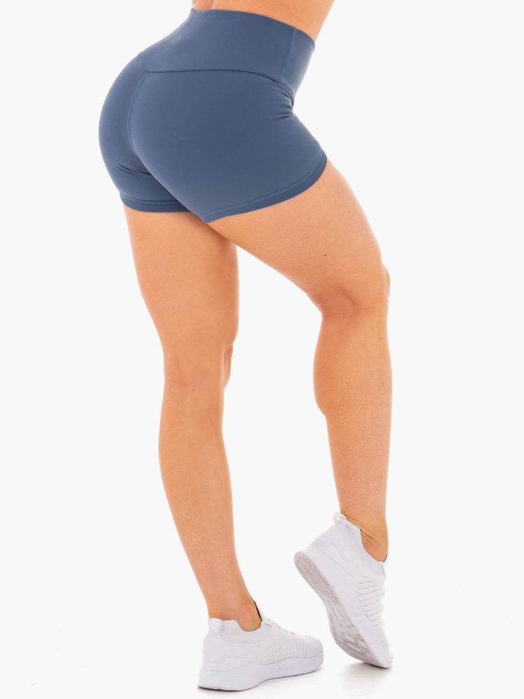 Szorty Damskie Ryderwear Women Shorts Motion High Waisted Szare Niebieskie | PL2202XF