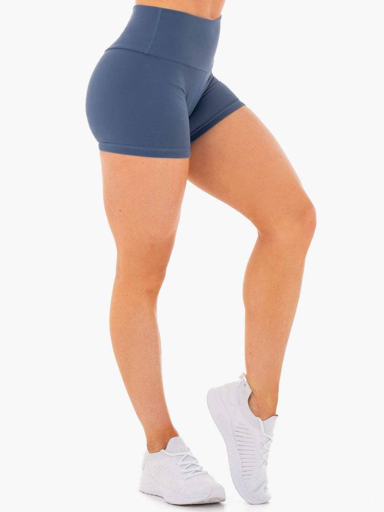 Szorty Damskie Ryderwear Women Shorts Motion High Waisted Szare Niebieskie | PL2202XF