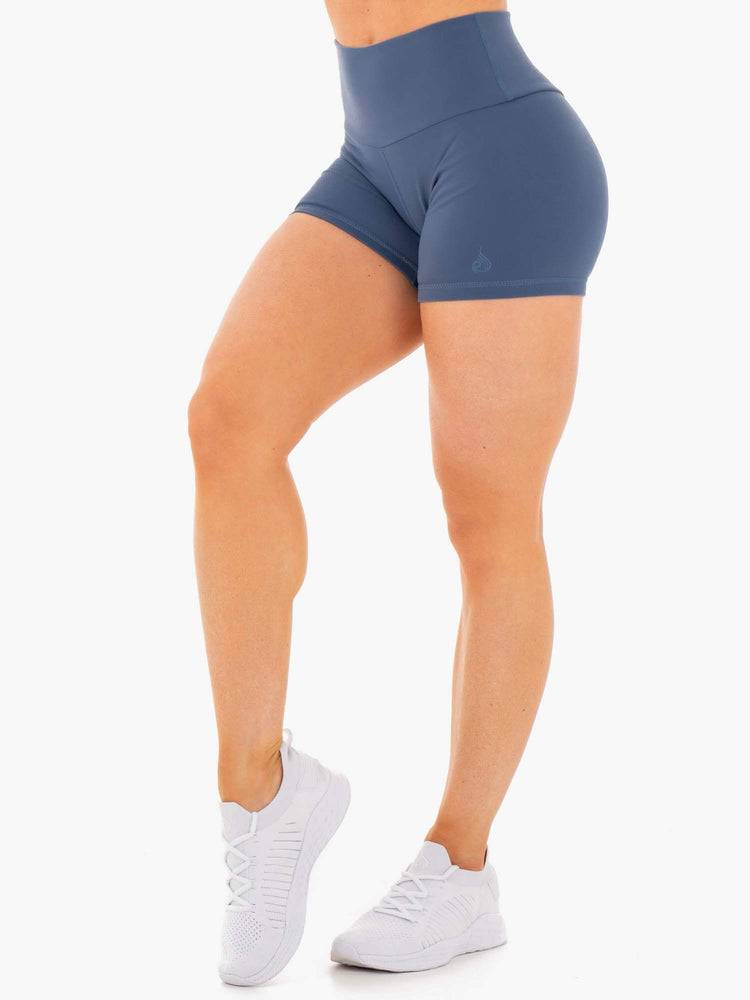 Szorty Damskie Ryderwear Women Shorts Motion High Waisted Szare Niebieskie | PL2202XF