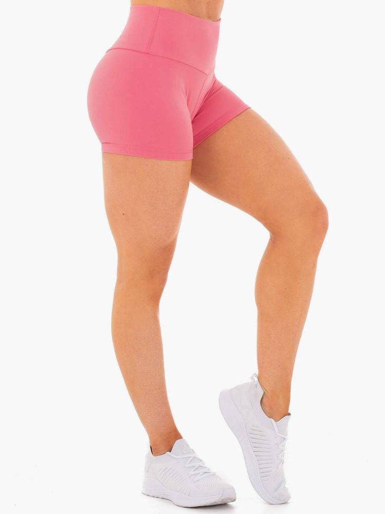 Szorty Damskie Ryderwear Women Shorts Motion High Waisted Różowe | PL2203CE