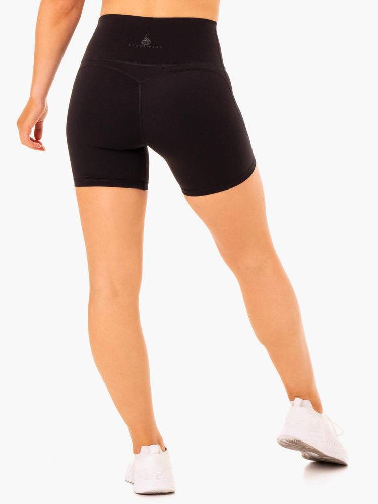 Szorty Damskie Ryderwear Women Shorts NKD Align Czarne | PL1964JJ