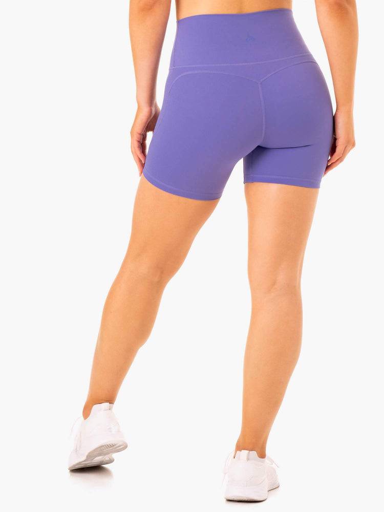 Szorty Damskie Ryderwear Women Shorts NKD Align Fioletowe | PL1985SO