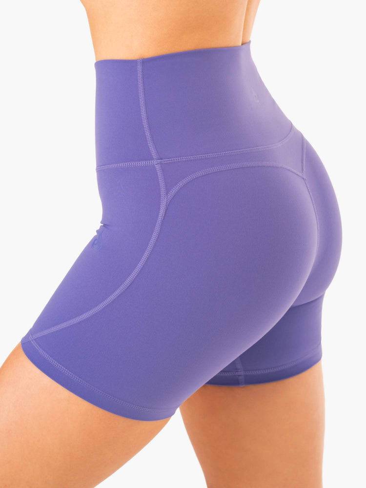 Szorty Damskie Ryderwear Women Shorts NKD Align Fioletowe | PL1985SO