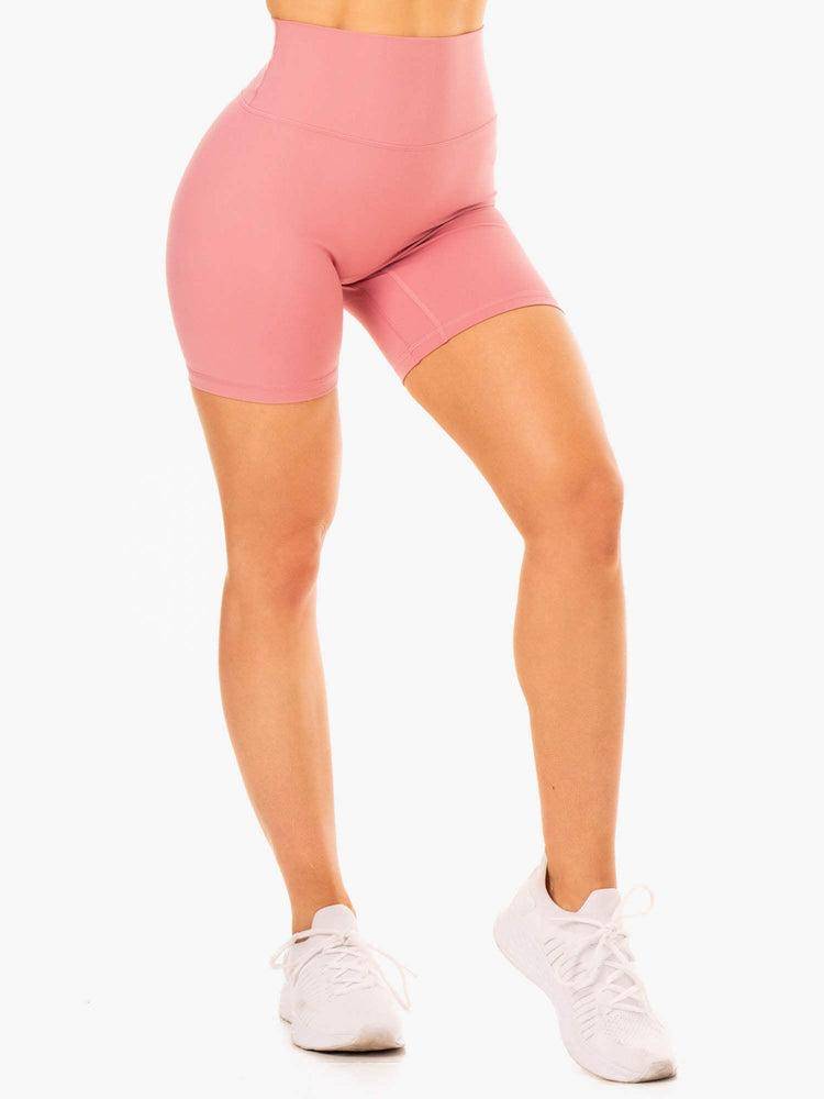 Szorty Damskie Ryderwear Women Shorts NKD Refine High Waisted Różowe | PL2013FM