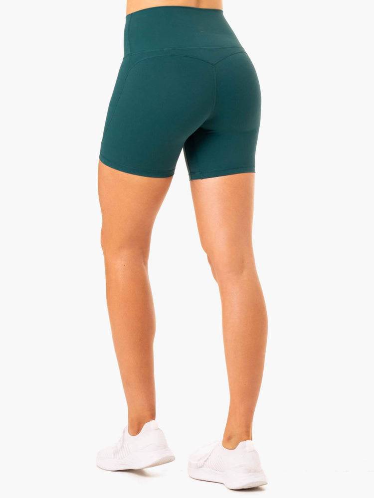 Szorty Damskie Ryderwear Women Shorts NKD Align Turkusowe | PL2127BC