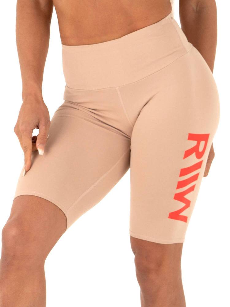 Szorty Damskie Ryderwear Women Shorts Neonude Scrunch Bum Bike Brązowe | PL2219SO