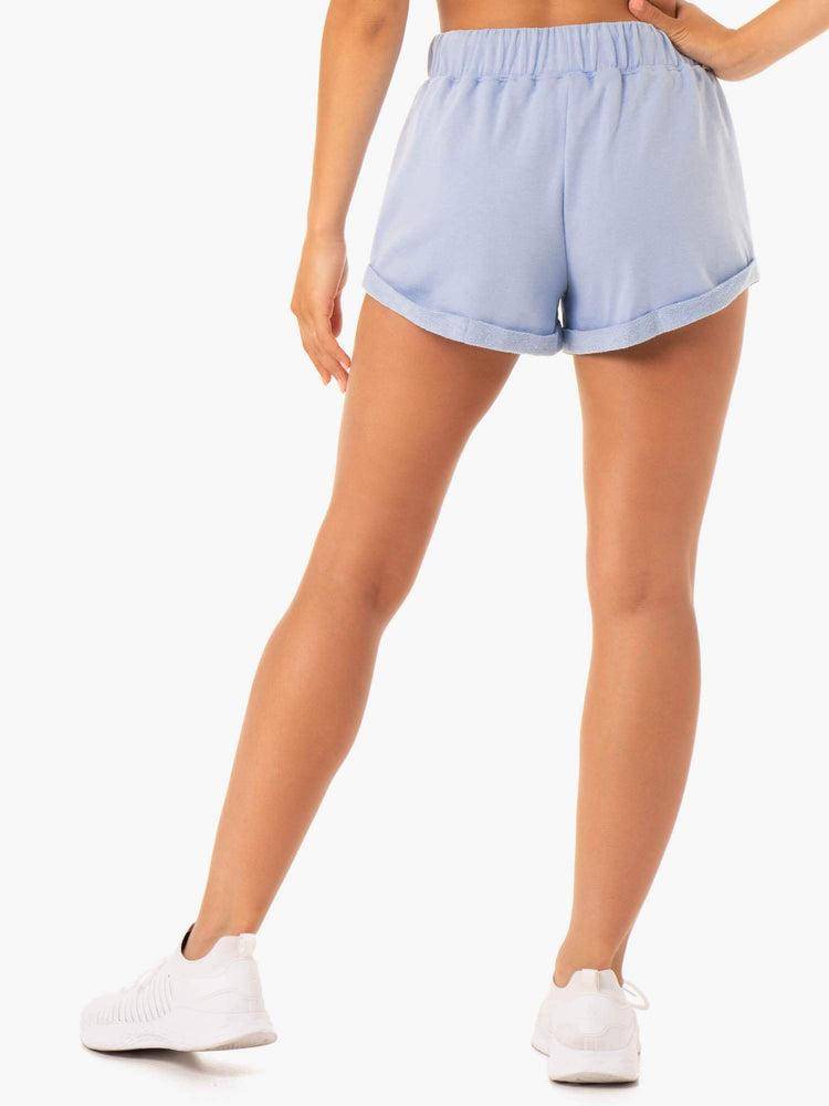 Szorty Damskie Ryderwear Women Shorts Off Duty Fleece Niebieskie | PL2180NB