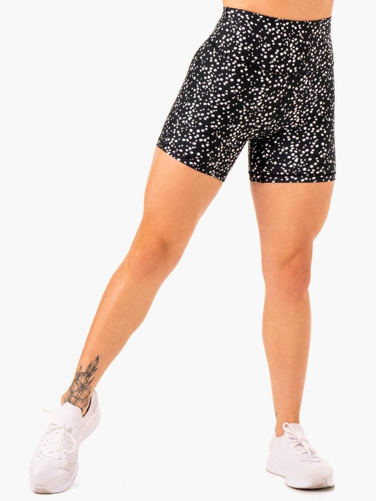 Szorty Damskie Ryderwear Women Shorts Reform High Waisted Czarne | PL1967ZG