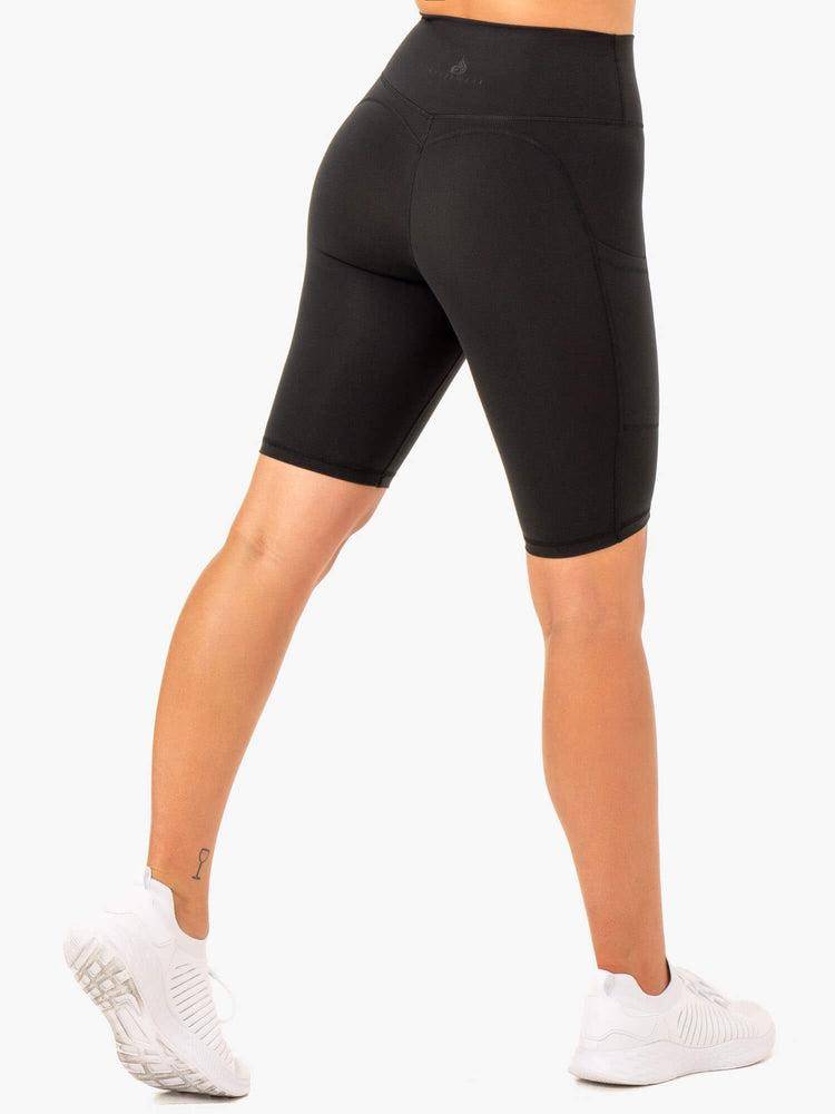 Szorty Damskie Ryderwear Women Shorts Reset High Waisted Pocket Bike Czarne | PL2008OR