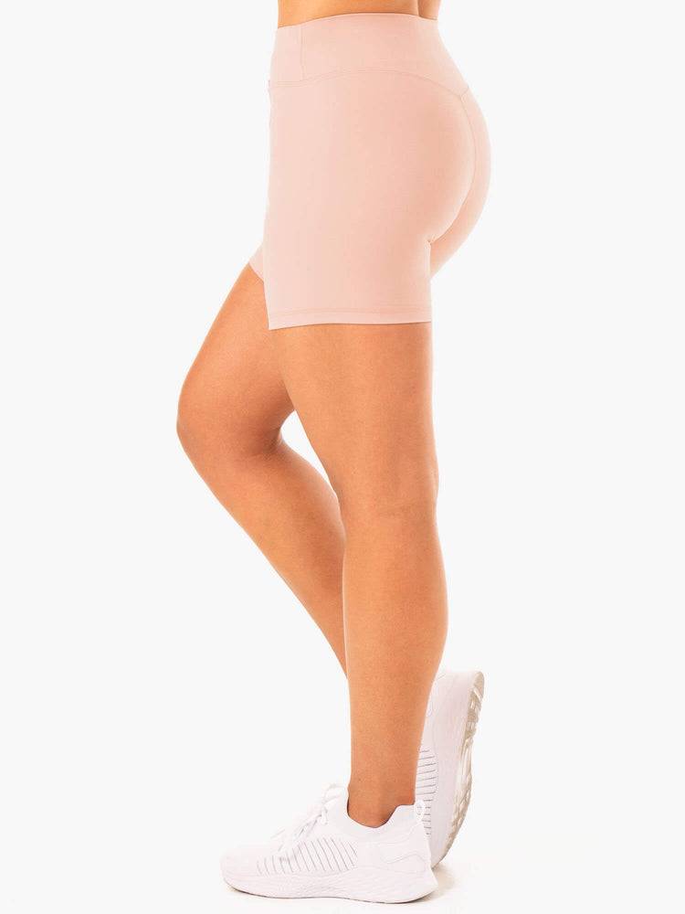 Szorty Damskie Ryderwear Women Shorts Replay High Waisted Beżowe | PL2057YU