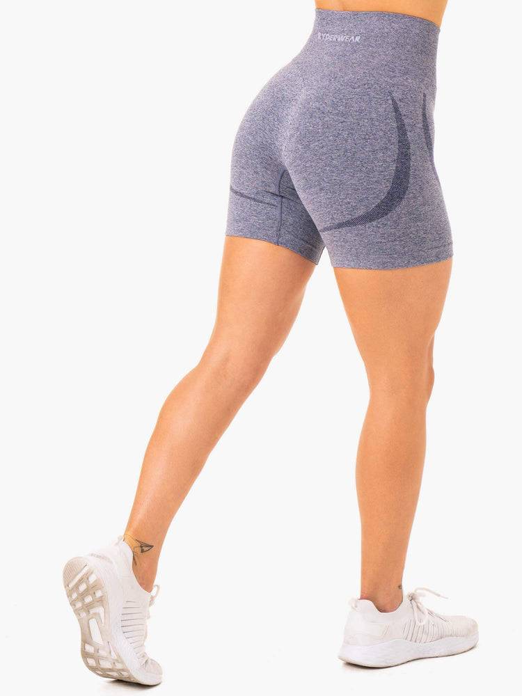 Szorty Damskie Ryderwear Women Shorts Sculpt Seamless Granatowe | PL2104QZ