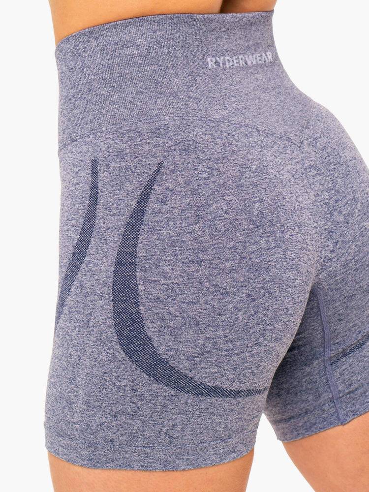 Szorty Damskie Ryderwear Women Shorts Sculpt Seamless Granatowe | PL2104QZ