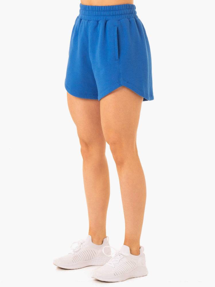 Szorty Damskie Ryderwear Women Shorts Sideline Track Jasny Niebieskie | PL2059IS