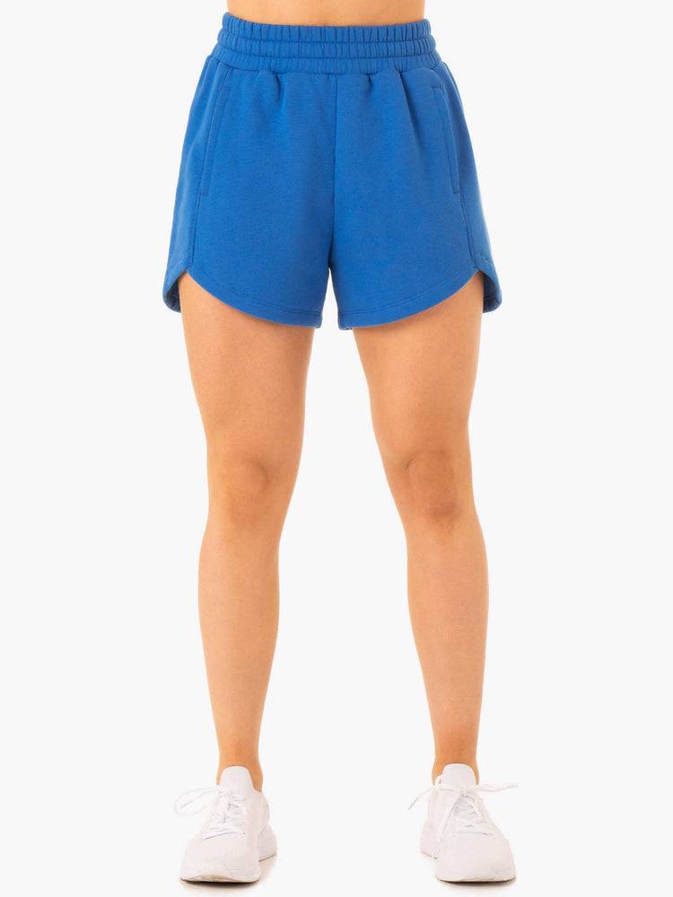 Szorty Damskie Ryderwear Women Shorts Sideline Track Jasny Niebieskie | PL2059IS