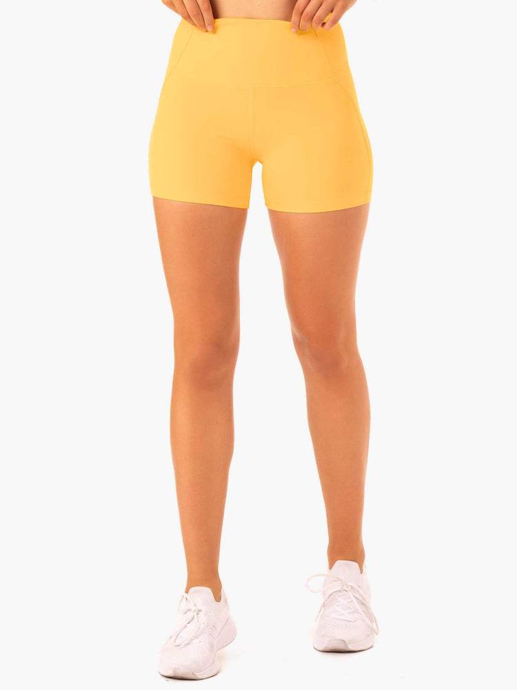 Szorty Damskie Ryderwear Women Shorts Sola High Waisted Mango | PL2198JJ