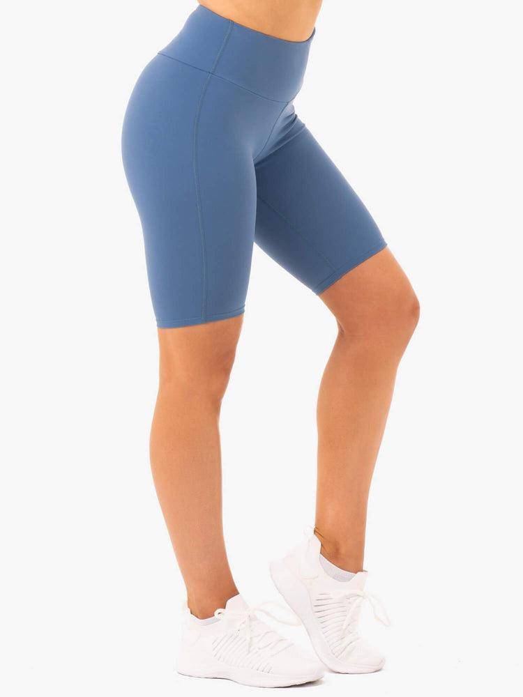 Szorty Damskie Ryderwear Women Shorts Staples Bike Szare Niebieskie | PL2019ZG