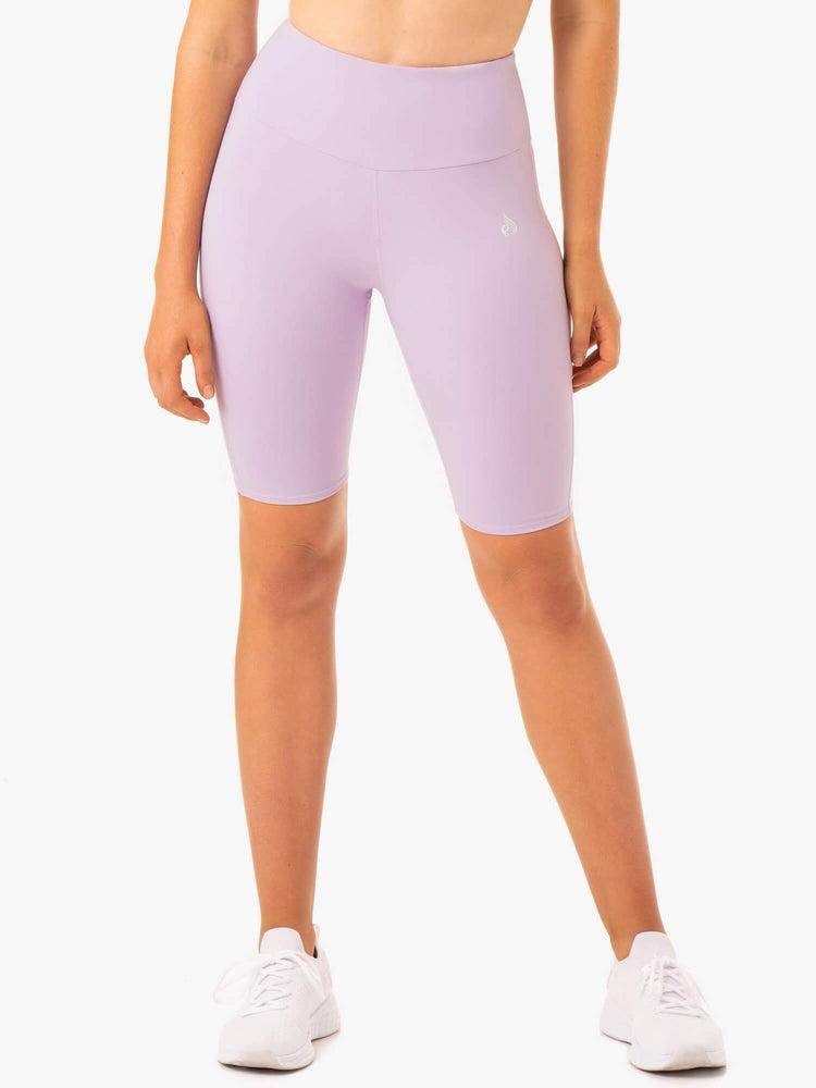 Szorty Damskie Ryderwear Women Shorts Staples Scrunch Bum Bike Fioletowe | PL2023BC