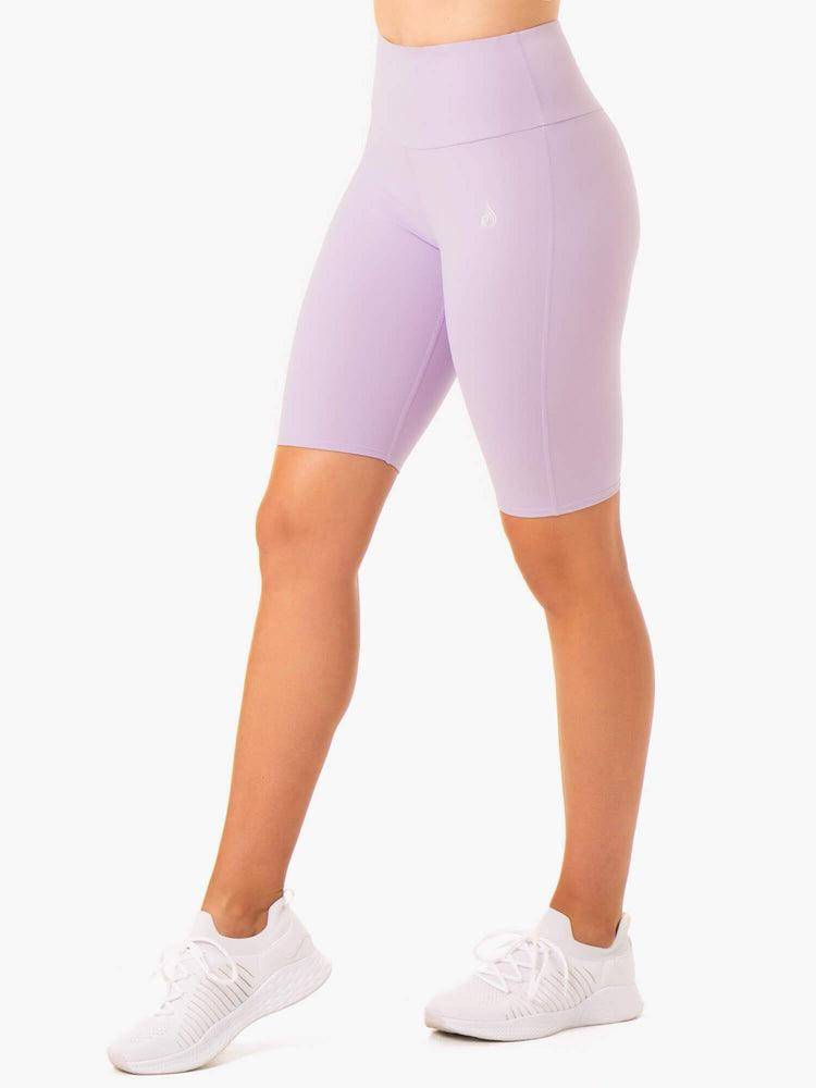 Szorty Damskie Ryderwear Women Shorts Staples Scrunch Bum Bike Fioletowe | PL2023BC