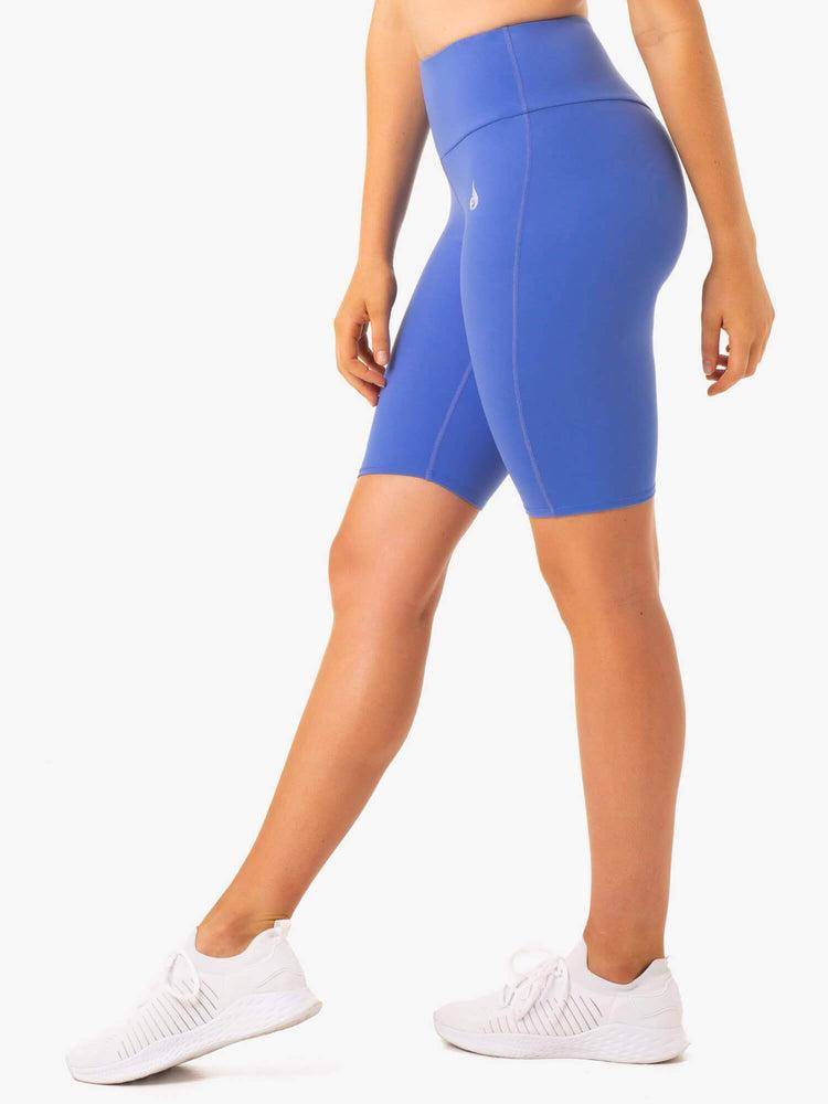 Szorty Damskie Ryderwear Women Shorts Staples Scrunch Bum Bike Niebieskie | PL2027WY