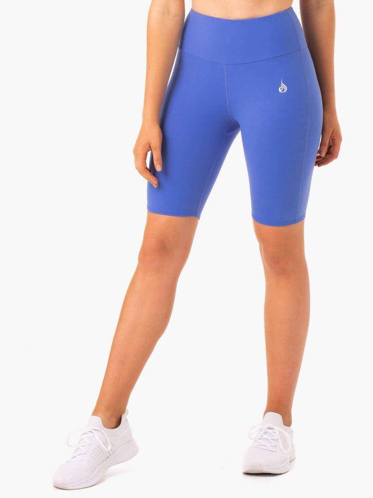 Szorty Damskie Ryderwear Women Shorts Staples Scrunch Bum Bike Niebieskie | PL2027WY