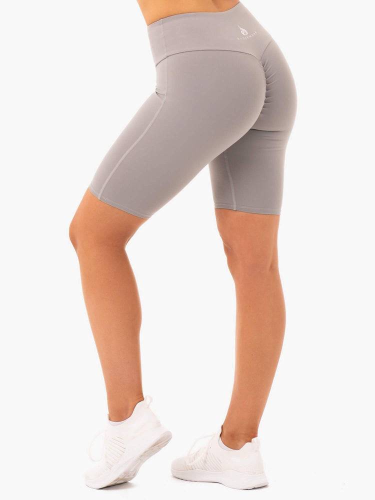 Szorty Damskie Ryderwear Women Shorts Staples Bike Szare | PL2035PQ