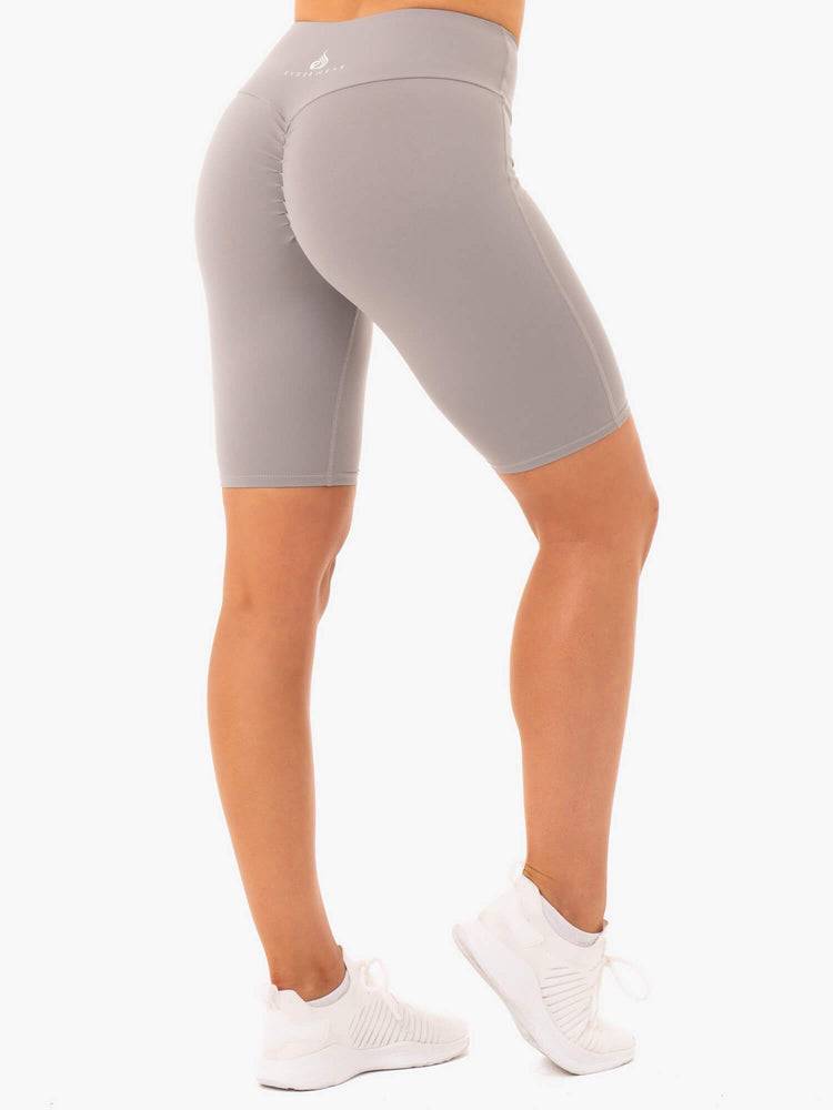 Szorty Damskie Ryderwear Women Shorts Staples Bike Szare | PL2035PQ